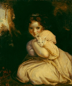 Felina with a Kitten [1788] by Sir Joshua Reynolds [1723–1792]