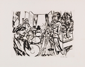Weihnachten [1919] by Max Beckmann [1884–1950]