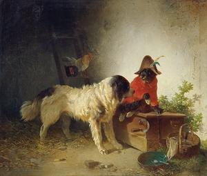 Gute Freunde by Carl Pischinger [1823–1886]