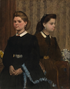 The Bellelli Sisters [Giovanna and Giuliana Bellelli] [1865–1866] by Edgar Degas [1834–1917]