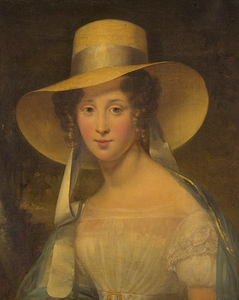 Portrait of A Young Lady [1825] by Aimée Brune–Pagès [1803–1866]