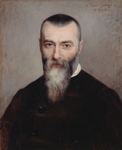 Portrait d’Alphonse Karr [1808–1890]. Journaliste et écrivain [1865] by Amélie Burdin [1834–1865]