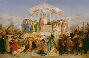 The Age of Augustus. The Birth of Christ [1852] by Jean–Léon Gérôme [1824–1904]