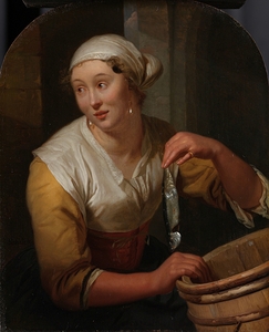 Woman Selling Herrings [1675–1680] by Godfried Schalcken [1643–1706]