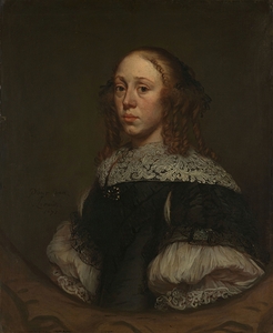 Portrait of a Woman [1671] by Pieter van Anraedt [1635–1678]