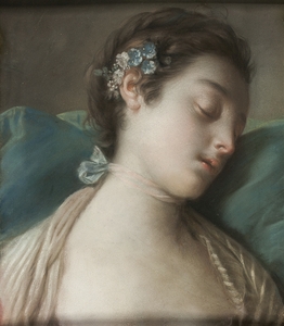 Sleeping Girl [c. 1750] by Pietro Rotari [1707–1762]