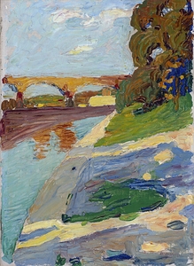 Munich – The Isar [1901] by Wassily Kandinsky [1866–1944]