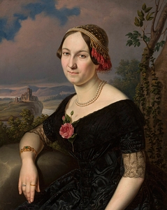 Portrait of a lady [1830s] by Antoni Murzynowski [1818–1896]