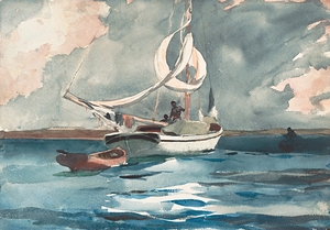 Sloop. Nassau [1899] by Winslow Homer [1836–1910]