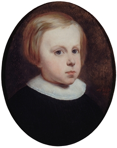 Portrait d’enfant [1840] by Ary Scheffer [1795–1858]