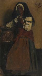 Femme napolitaine [1862] by Carolus–Duran [1837–1917]