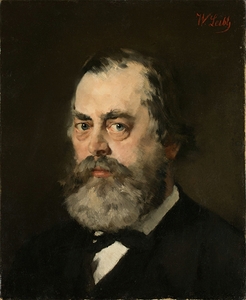 Portrait of Appellationsrat Stenglein [1871] by Wilhelm Leibl [1844–1900]