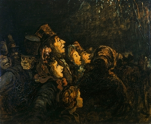 The Rockets by Honoré Daumier [1808–1879]