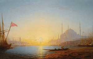 View Of Constantinople by Amédée Rosier [1841–1898]