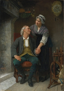 After The Engagement by Elizabeth Jane Gardner Bouguereau [1837–1922]