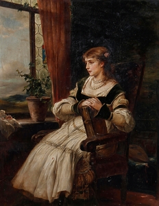 Expectation by Richard Eisermann [1853–1927]