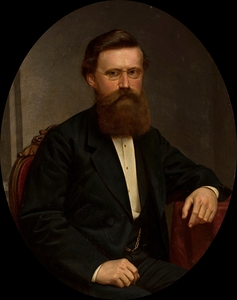 Portrait of Ksawery Skrzyński [1852] by Józef Simmler [1823–1868]