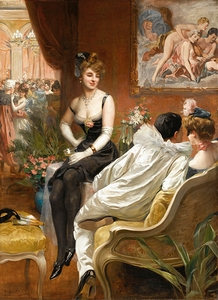The Masked Ball by Frédéric Dufaux II [1852–1943]