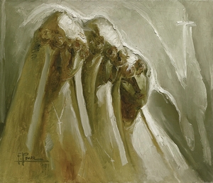 Novicias [circa 1931] by Fidelio Ponce de León