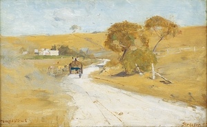 At Templestowe [1889] by Arthur Streeton [1867–1943]