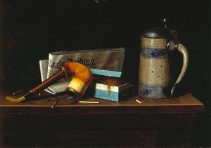 With the Staats Zeitung [1890] by William Michael Harnett [1848–1892]