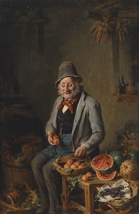 Der Obsthändler by Hermann Kern [1838–1912]