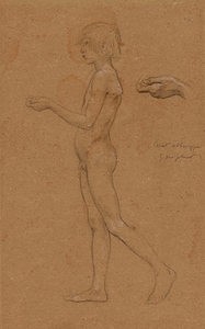 Adolescent by Luc–Olivier Merson [1846–1920]