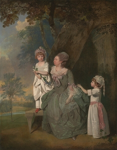 Mrs. Barclay And Her Children by Francis Wheatley [1747–1801]