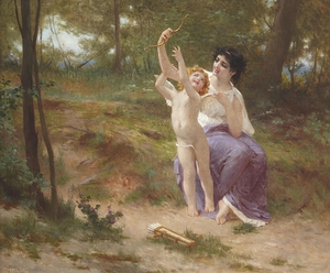Love disarmed by Guillaume Seignac [1870–1924]