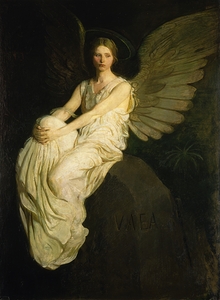 Stevenson Memorial [1903] by Abbott Handerson Thayer [1849–1921]