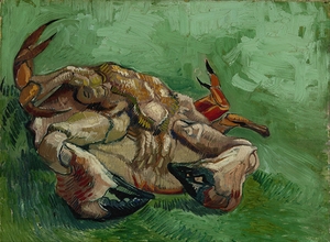 A crab on its back [1888] by Vincent van Gogh [1853–1890]