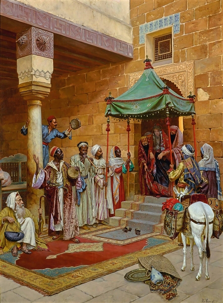 The New Bride by Rudolf Ernst [1854–1932] Print