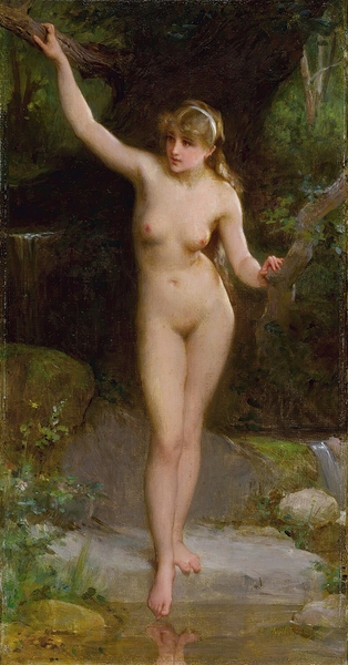 La Baigneuse by Émile Munier [1840–1895] Print