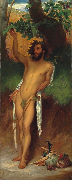 Pan by Frederic Leighton [1830–1896] Print