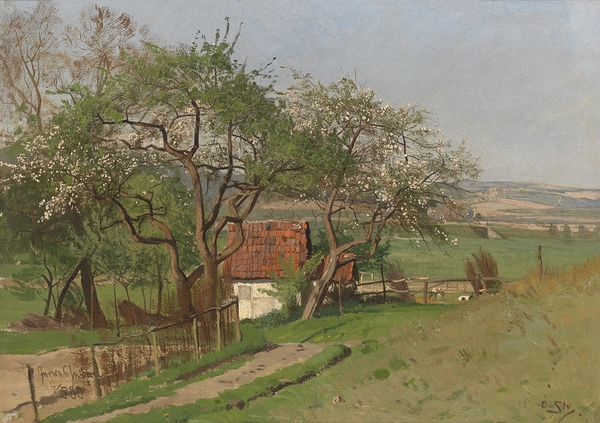Frühlinglandschaft by Otto Strützel [1855–1930] Print