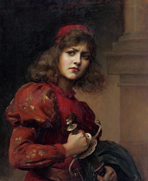 St. Joan Of Arc [1909] by Paul De La Boulaye [1849–1926] Print