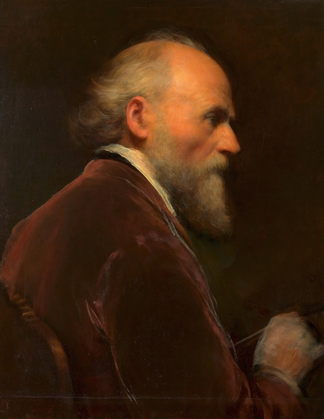 Selbstbildnis Friedrich von Amerling [1870] by Friedrich von Amerling [1803–1887] Print