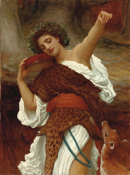 Bacchante by Frederic Leighton [1830–1896] Print