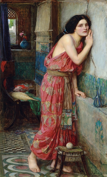 Thisbe by John William Waterhouse [1849–1917] Print