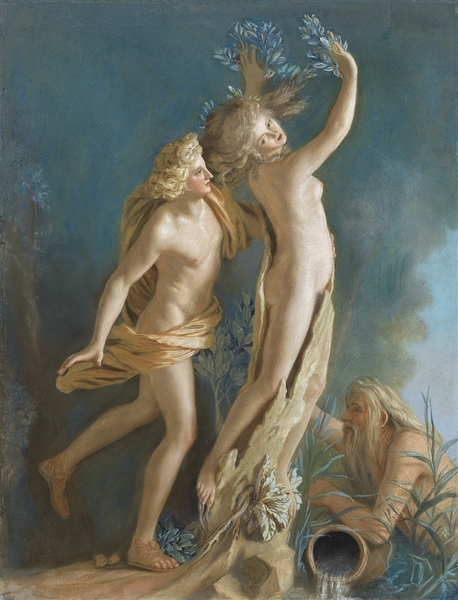 Apollo and Daphne [1736] by Jean–Etienne Liotard [1702–1789] Print