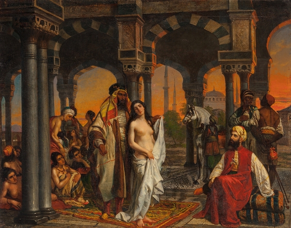 Dusk of Constantinople by Giovan Francesco Locatelli [1810–1882] Print