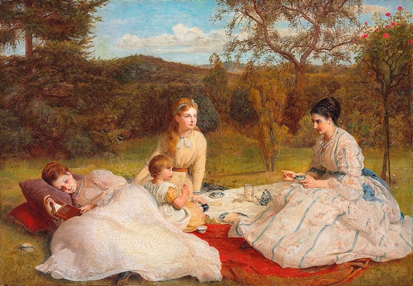 The Picnic [1870] by James Archer [1822–1904] Print