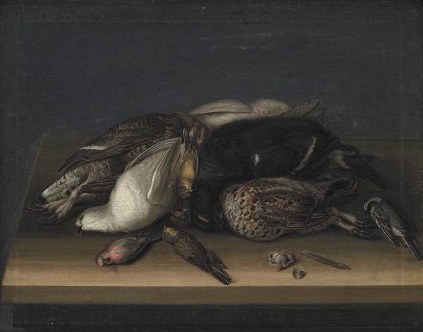 Wildfowl On A Wooden Table [1648–1681] by Jacob Biltius [1633–1681] Print