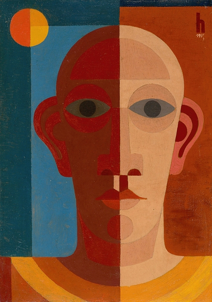 Selbstbildnis [1931] by Heinrich Hoerle [1895–1936] Print