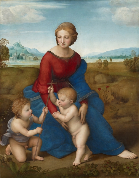 Madonna In The Meadow by Raphael [1483–1520] Print