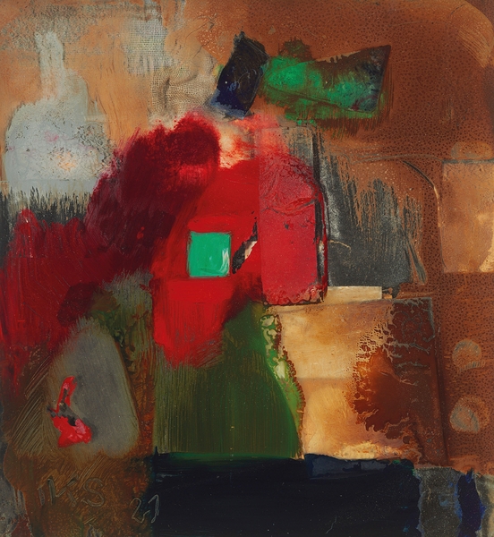 Grünviereck [1921] by Kurt Schwitters [1887–1948] Print