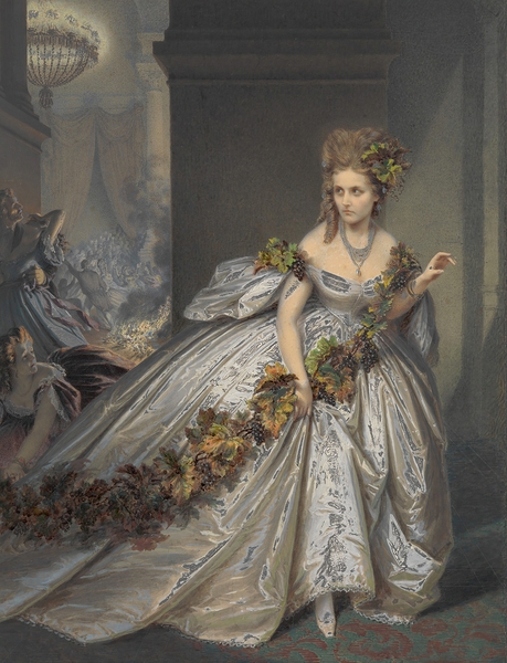 La Frayeur [1861–64] by Pierre–Louis Pierson [1822–1913] Print