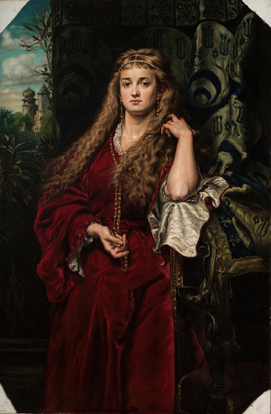 Castellan’s Daughter [1934] by Jan Matejko [1838–1893] Print