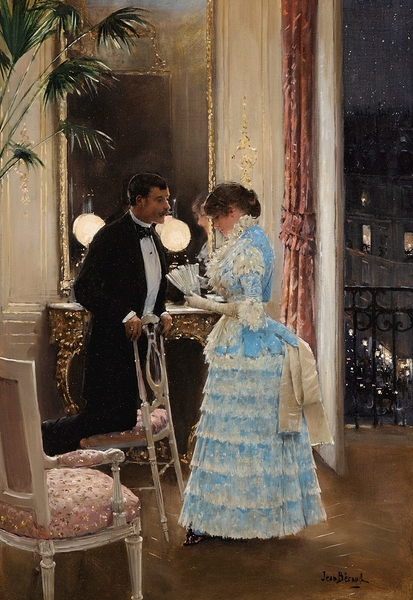 La Conversation by Jean Béraud [1849–1935] Print
