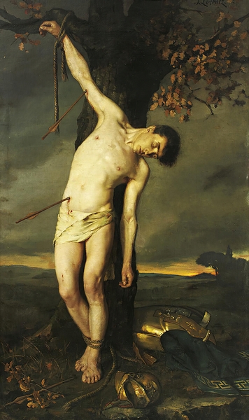Saint Sebastian by Alcide–Joseph Lorentz [1813–1891] Print